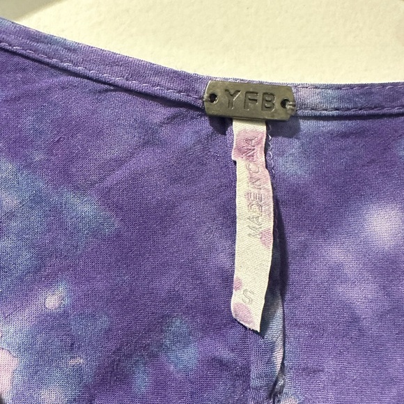 YFB Siren Maxi Dress, Tie-Dye Long Silky - Picture 5 of 9